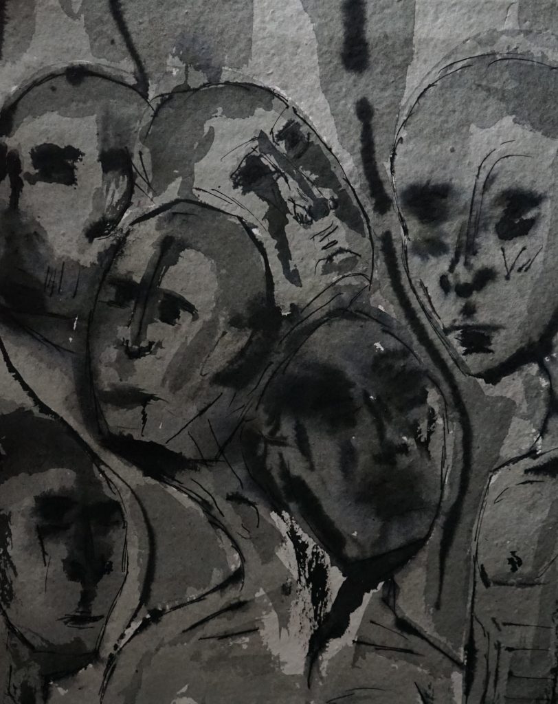 Selbstportät Sechsfach - Jelle Hofs